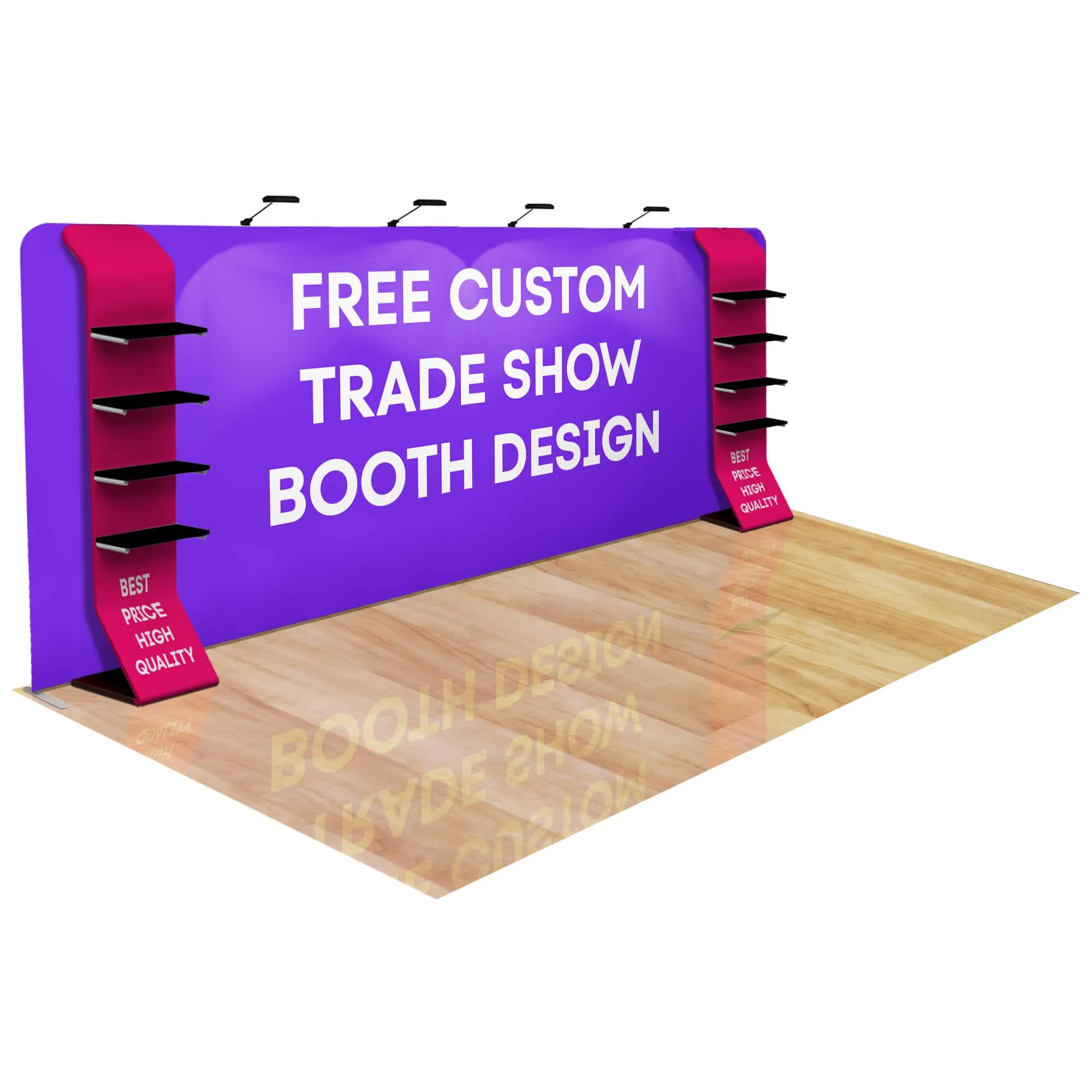 20ft Fastzip™ Custom Trade Show Booth Builder
