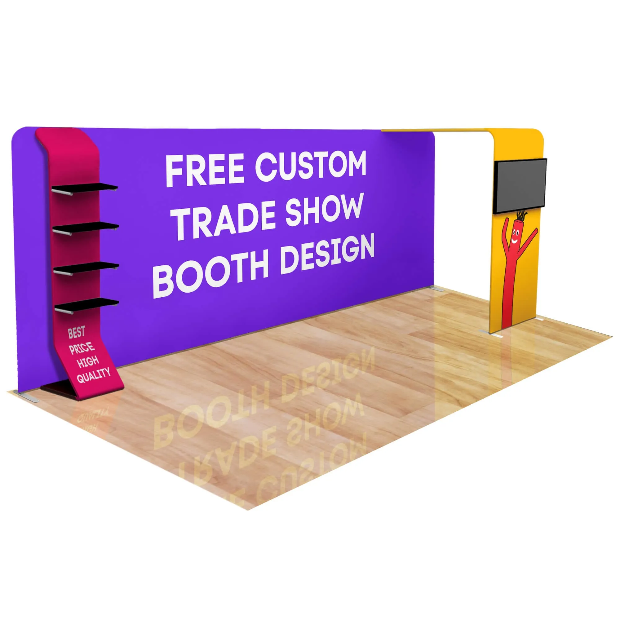 20ft Fastzip™ Custom Trade Show Booth Builder