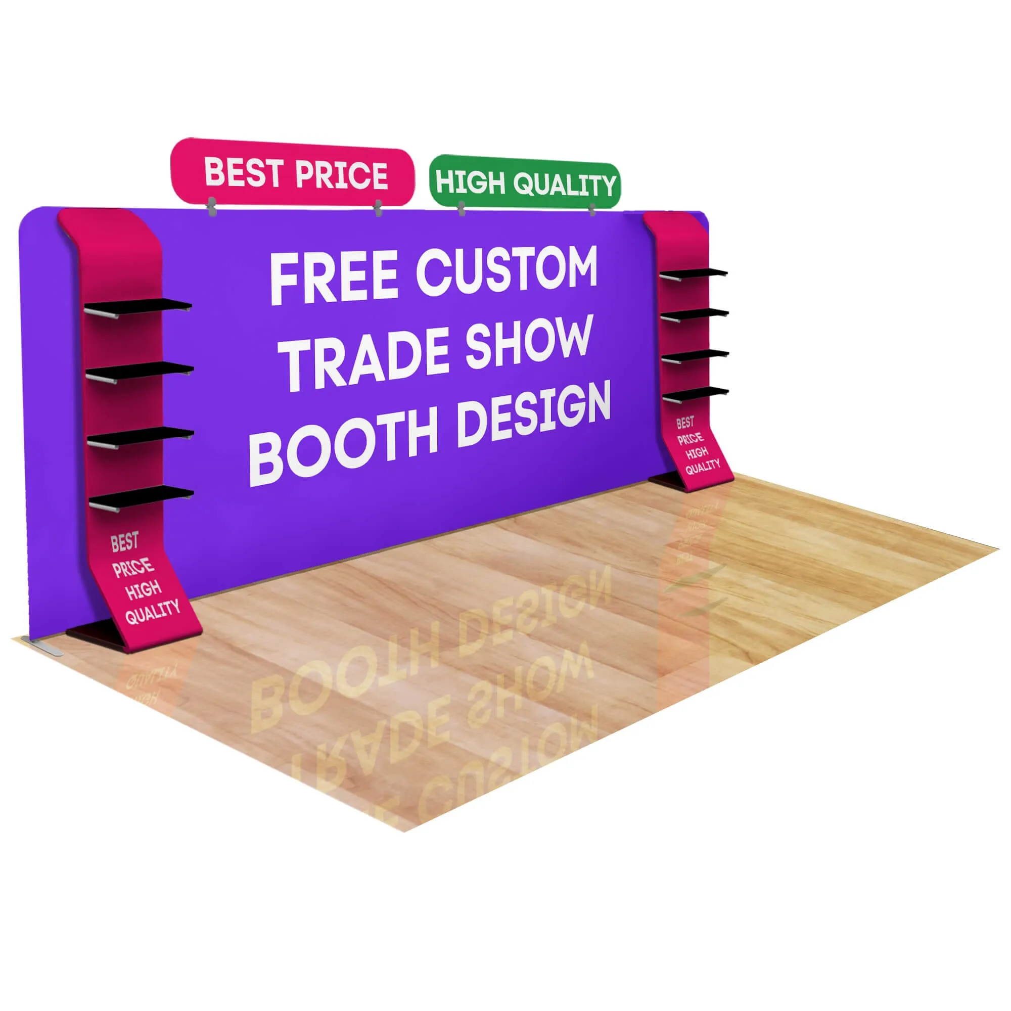 20ft Fastzip™ Custom Trade Show Booth Builder