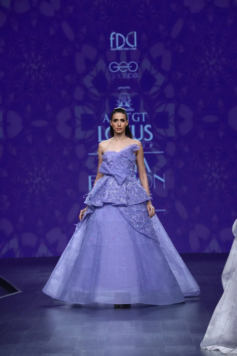 3D Flower Applique Ball Gown