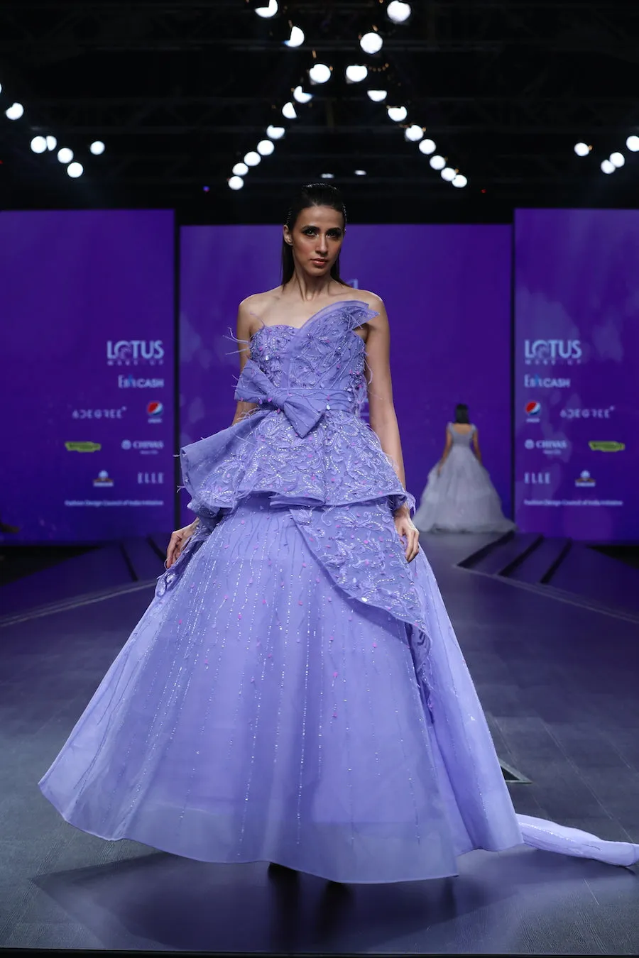 3D Flower Applique Ball Gown