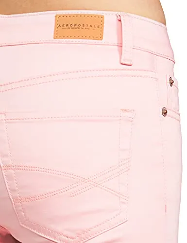 Aeropostale Women's Slim Jeans (AE1010760696_Pink_4 R)