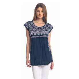 Anice Navy Top