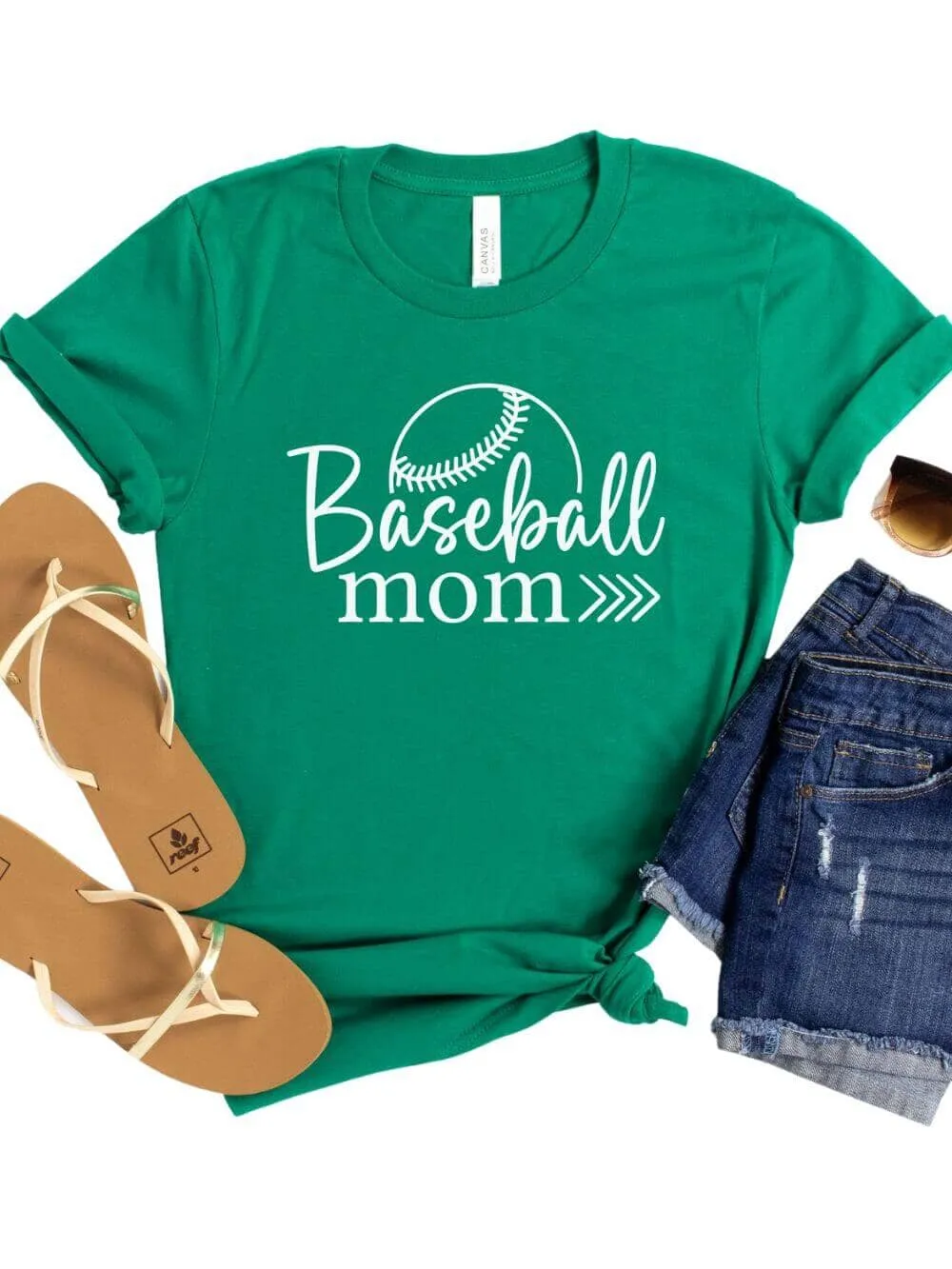 Baseball Mom T-Shirt in 12 Team Colors