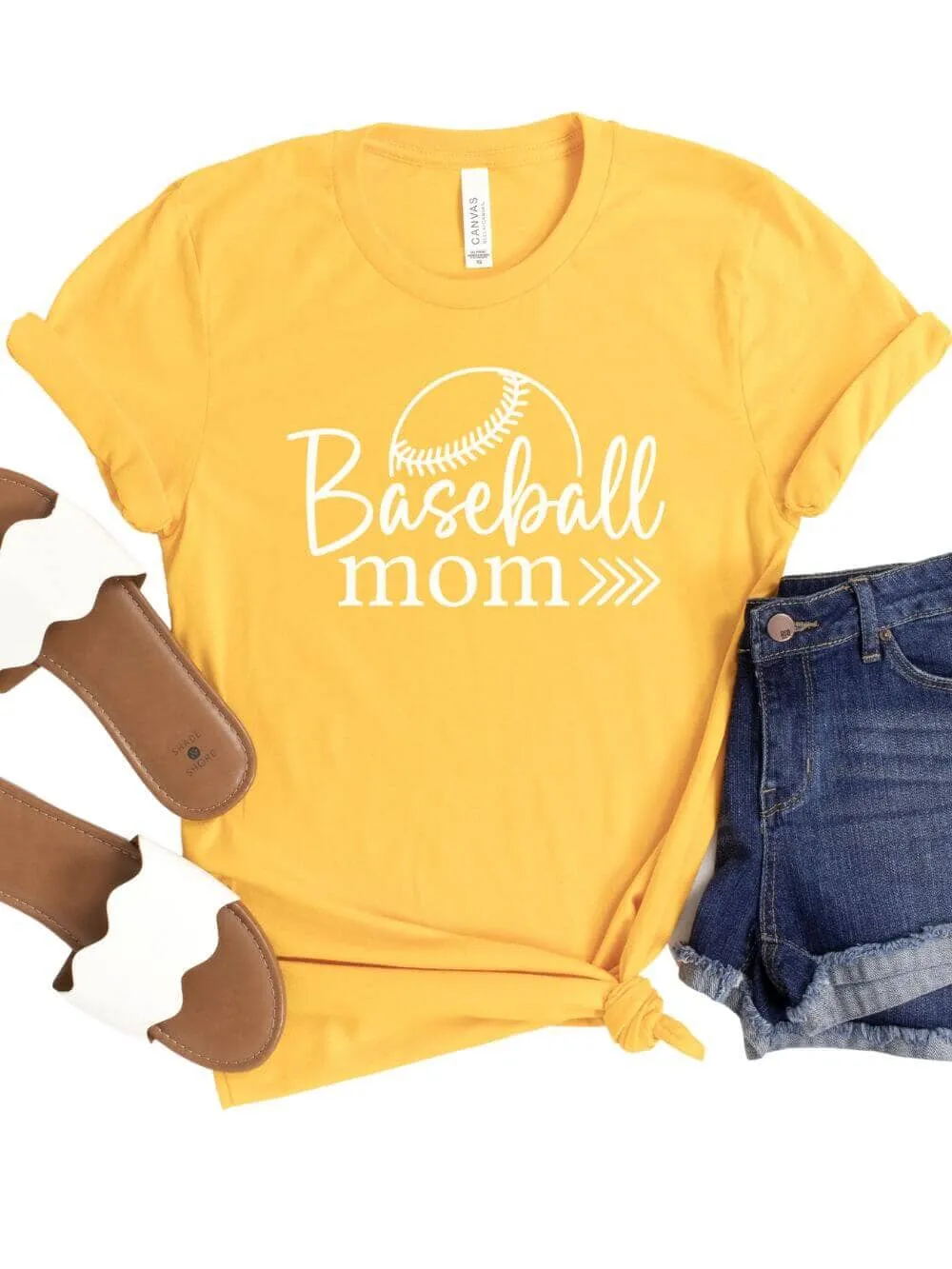 Baseball Mom T-Shirt in 12 Team Colors