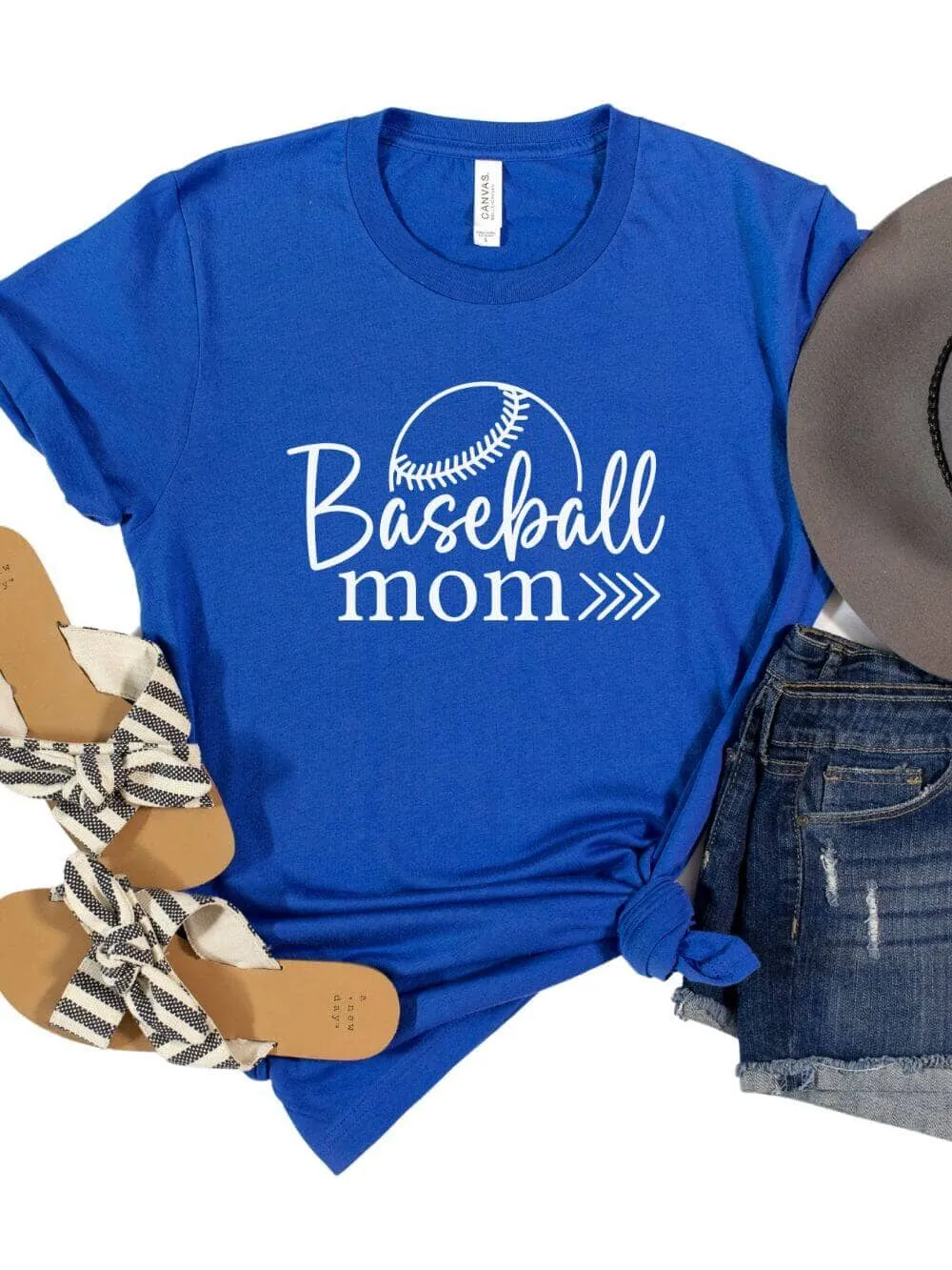 Baseball Mom T-Shirt in 12 Team Colors