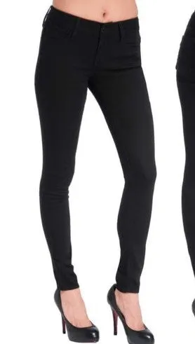 Black Orchid Denim Mid Rise Jegging in Jet Black