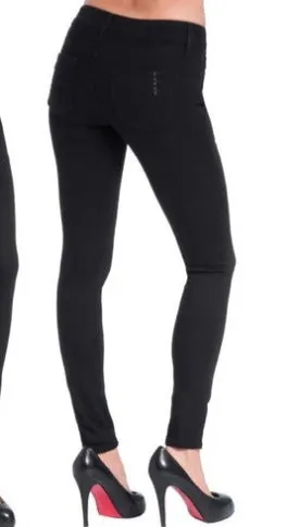 Black Orchid Denim Mid Rise Jegging in Jet Black