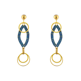 BLUE EYED MONSTER EARRINGS