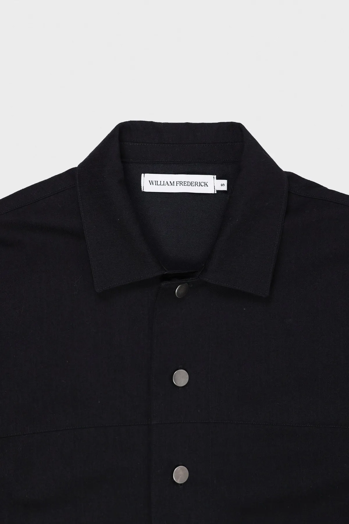 Cafe Jacket - Black Denim