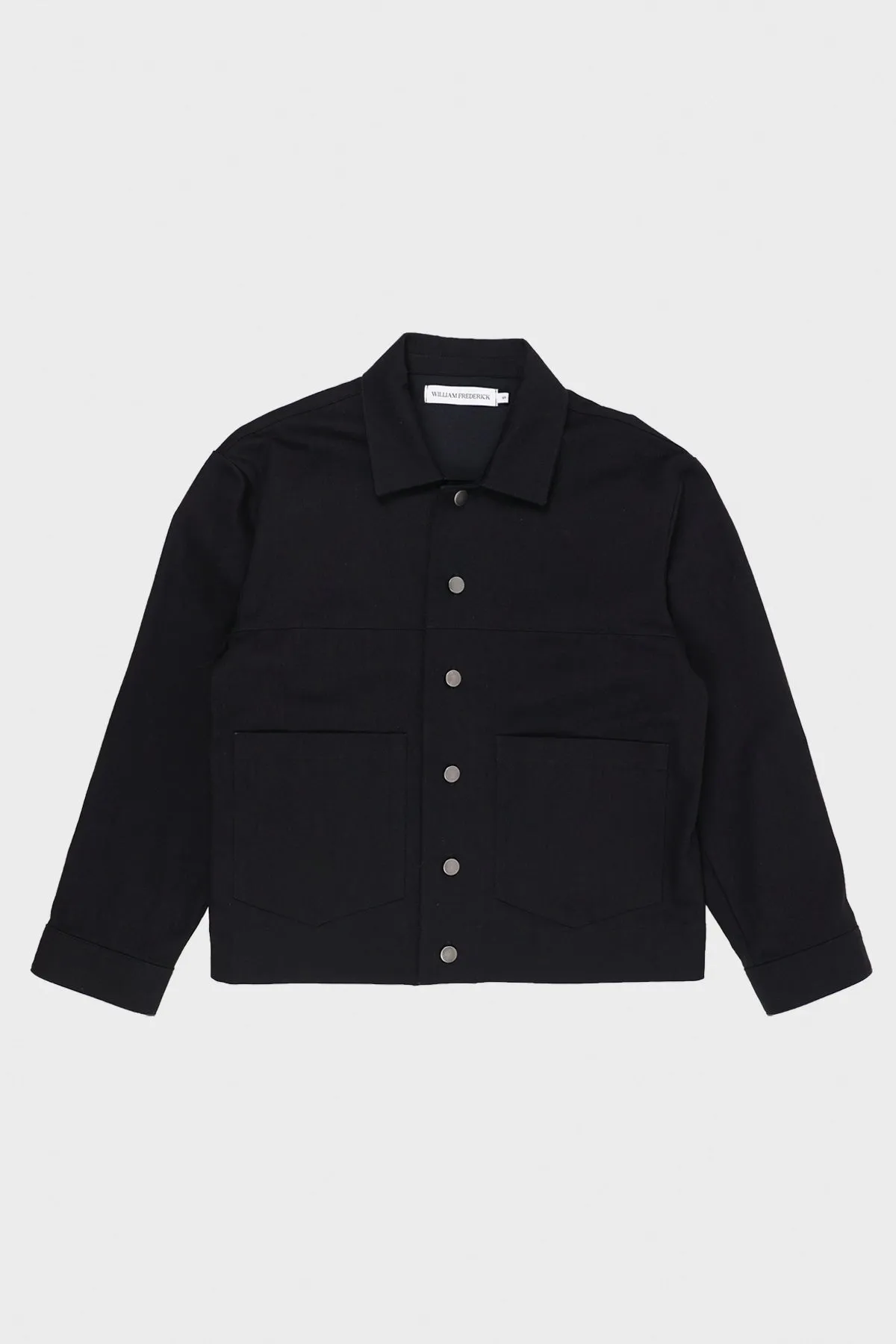 Cafe Jacket - Black Denim