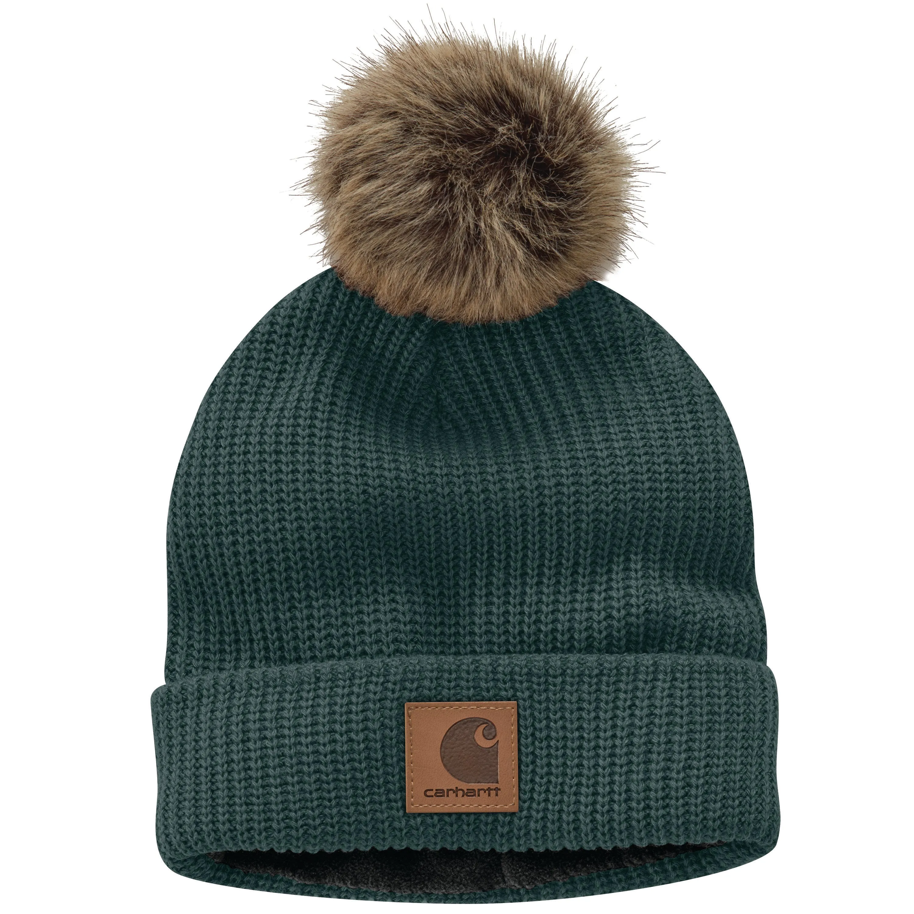 Sure! Here’s an optimized title for the product:

Carhartt Womens Cozy Fleece-Lined Pom Pom Beanie Hat for Ultimate Warmth and Style