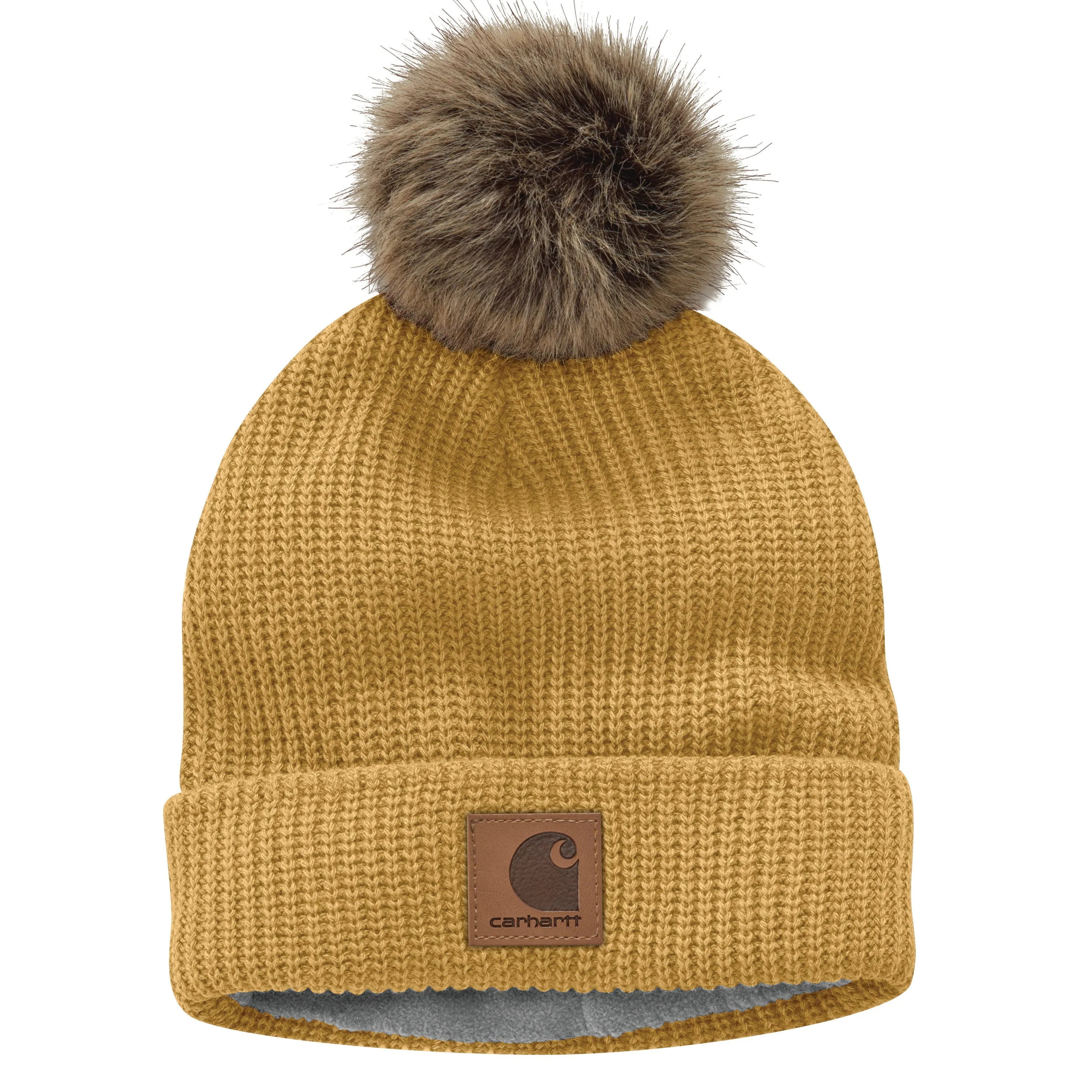Sure! Here’s an optimized title for the product:

Carhartt Womens Cozy Fleece-Lined Pom Pom Beanie Hat for Ultimate Warmth and Style