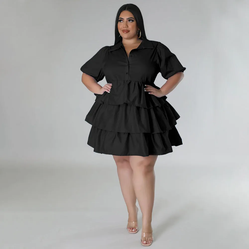 Casual loose fitting oversized dress AY2787