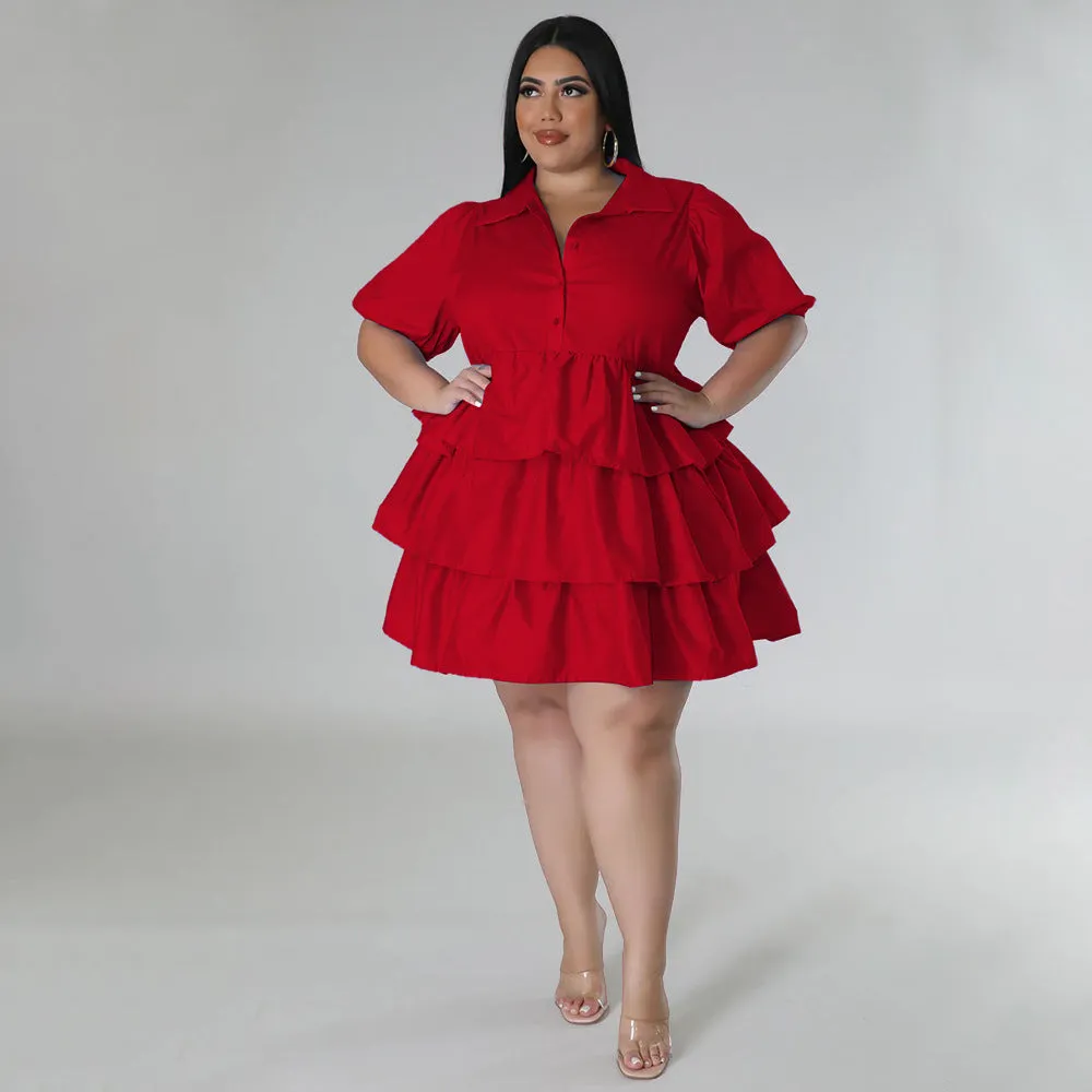 Casual loose fitting oversized dress AY2787