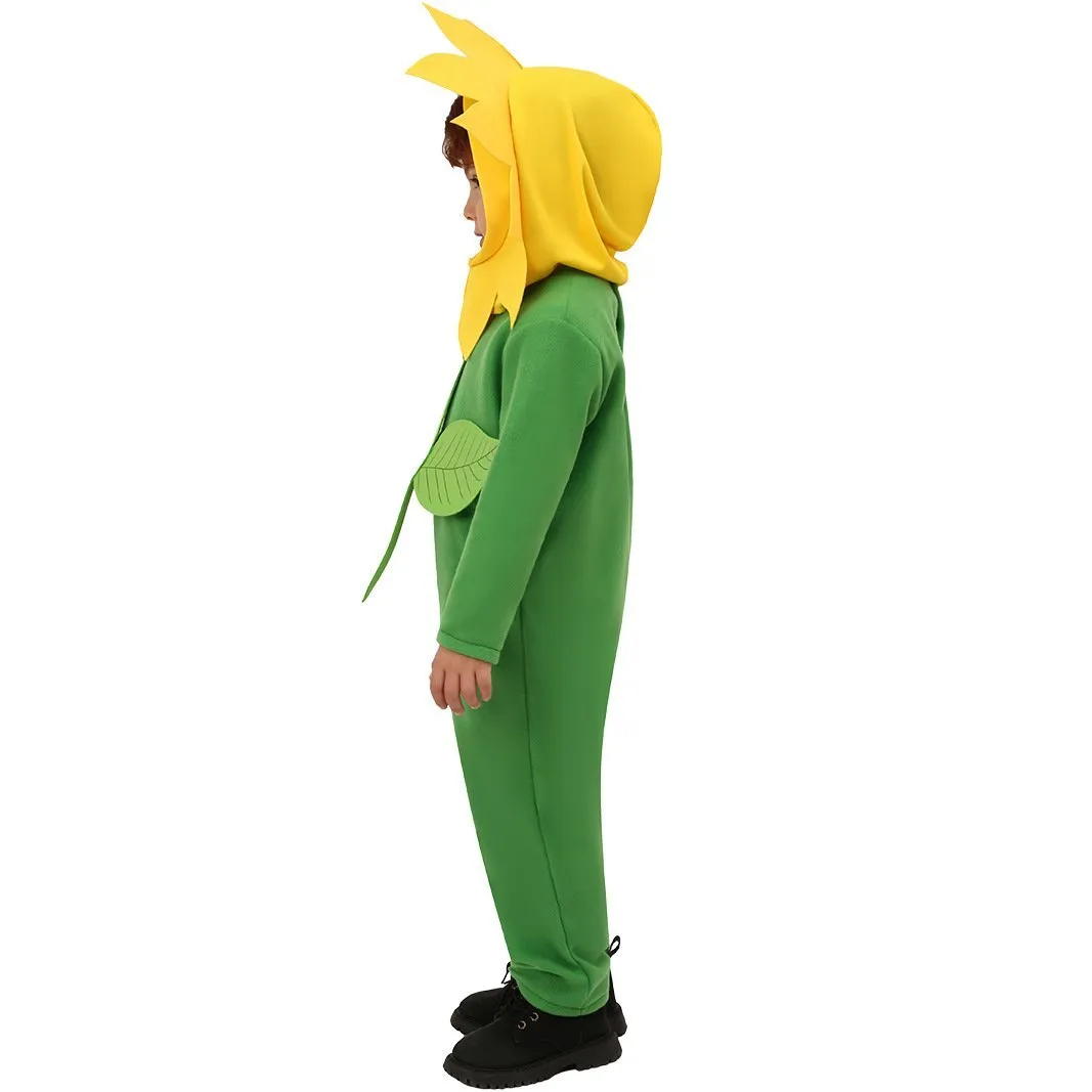 Children's Day Sun Flower Kids Jumpsuit Stage Party Cosplay Costumes