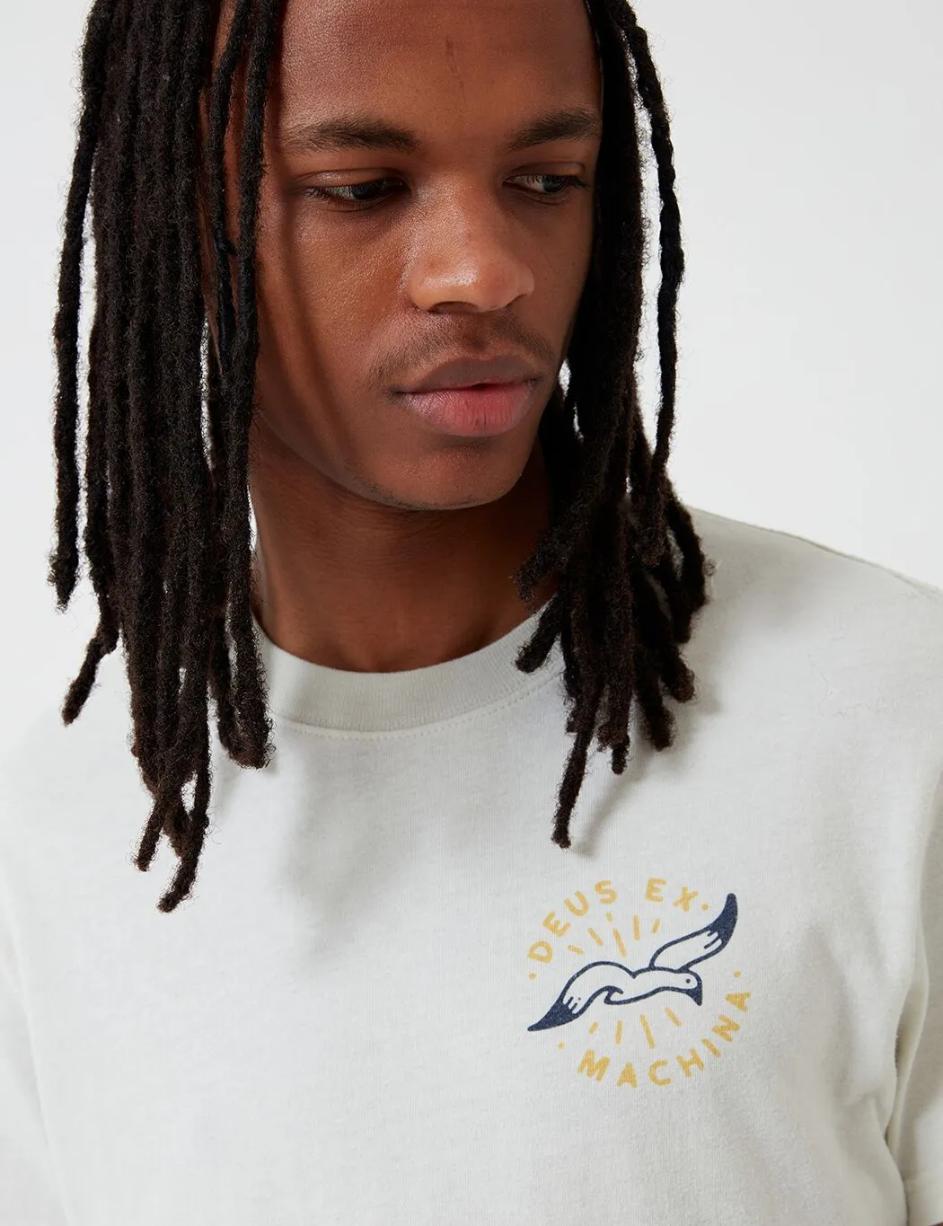 Deus Ex Machina See You T-Shirt - White Chalk