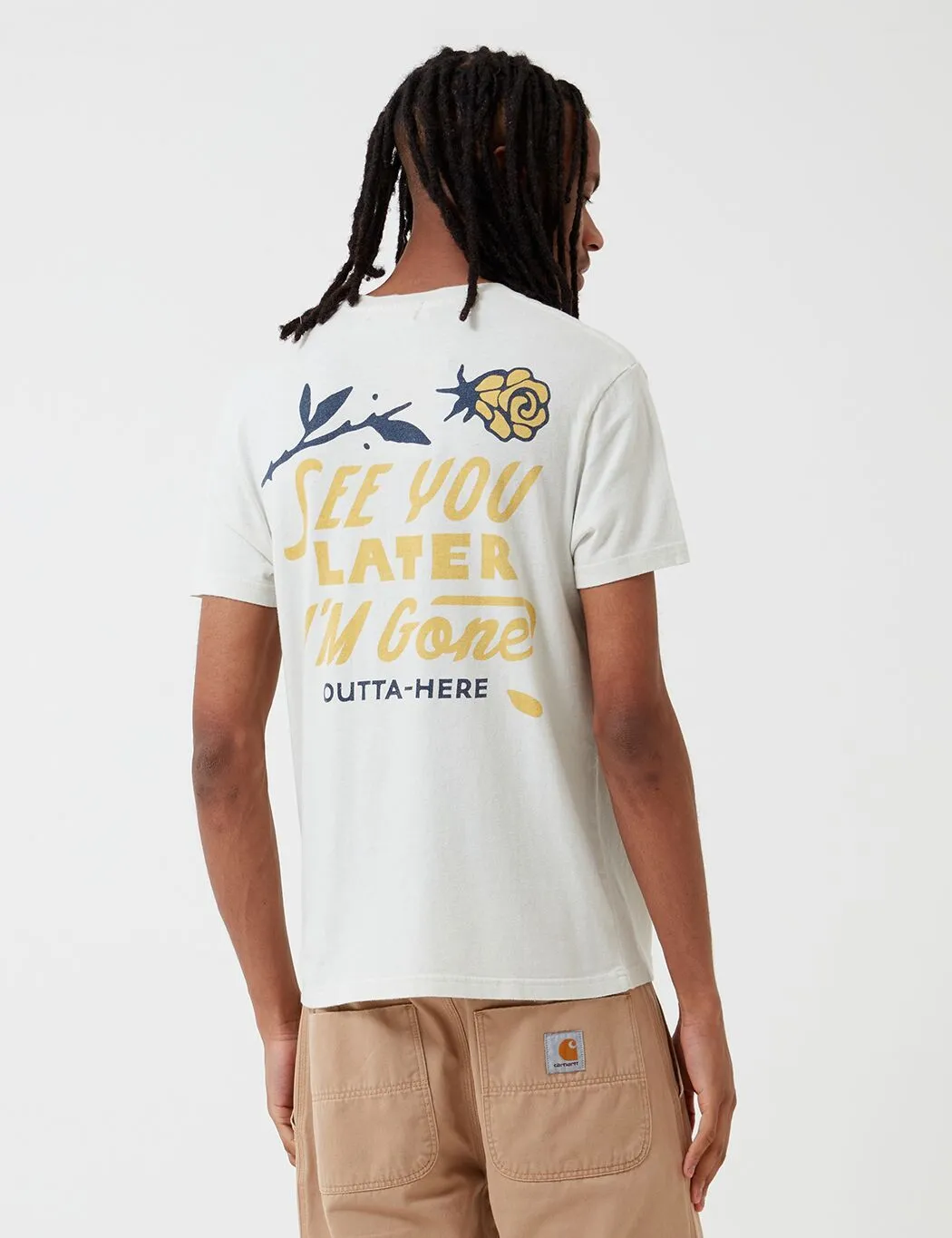 Deus Ex Machina See You T-Shirt - White Chalk
