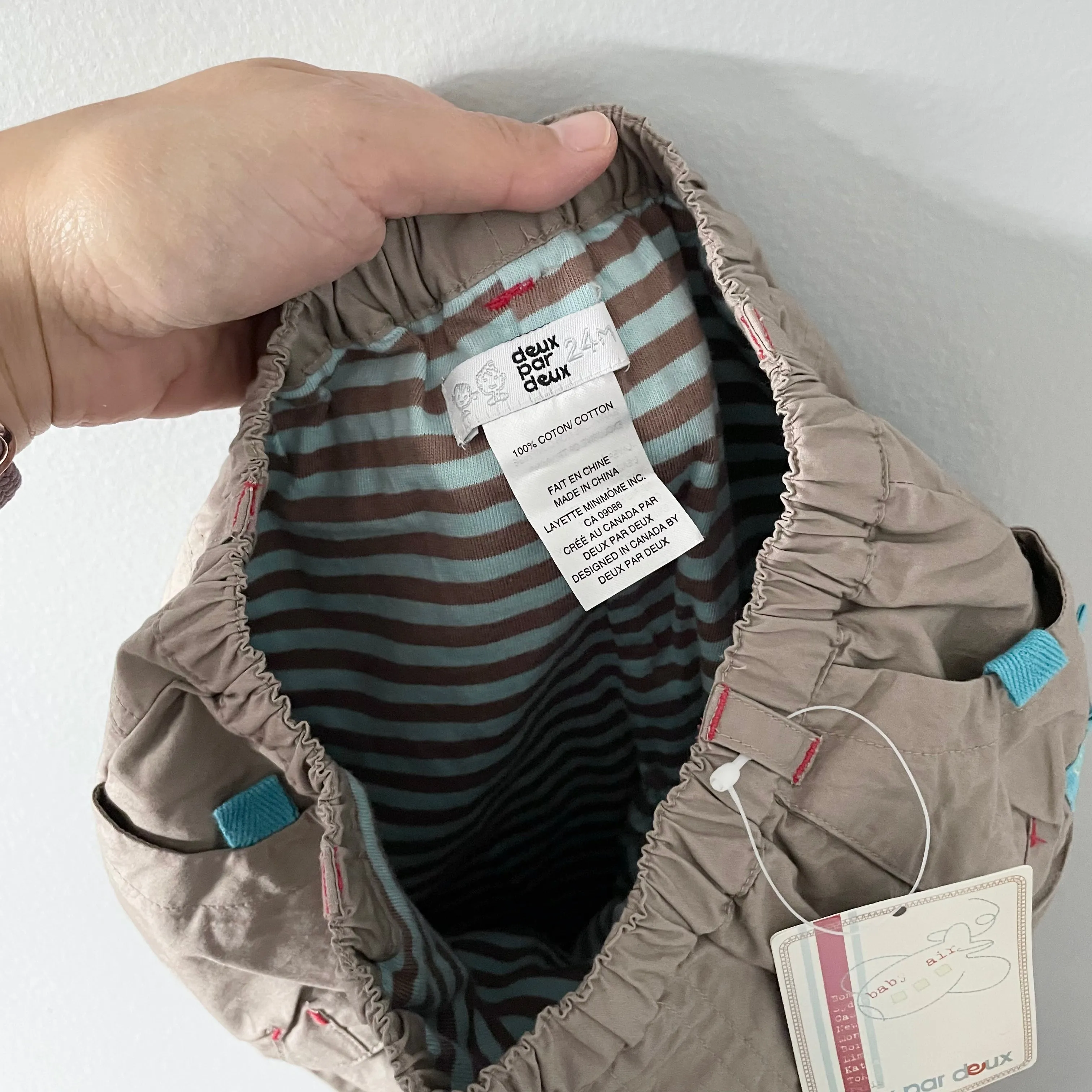 Deux par Deux / Lined pants / 24M