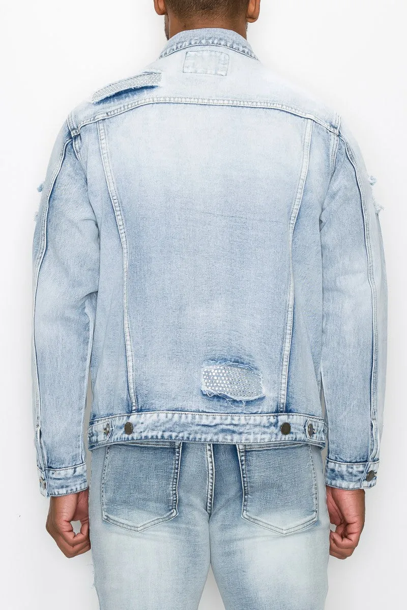 Diamond Denim Jacket
