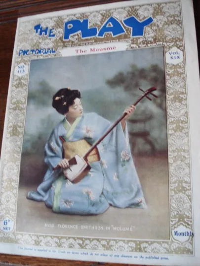Edwardian 1911 Theatre Stage Magazine The Play Articles Photos Ads Fashions Stage News Edwardian Actresses Lily Elsie Actors Downton Abbey Era