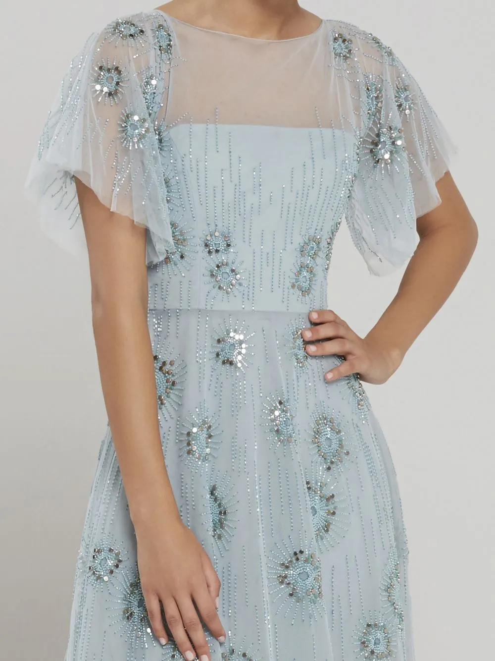 Embellished Volume Gown