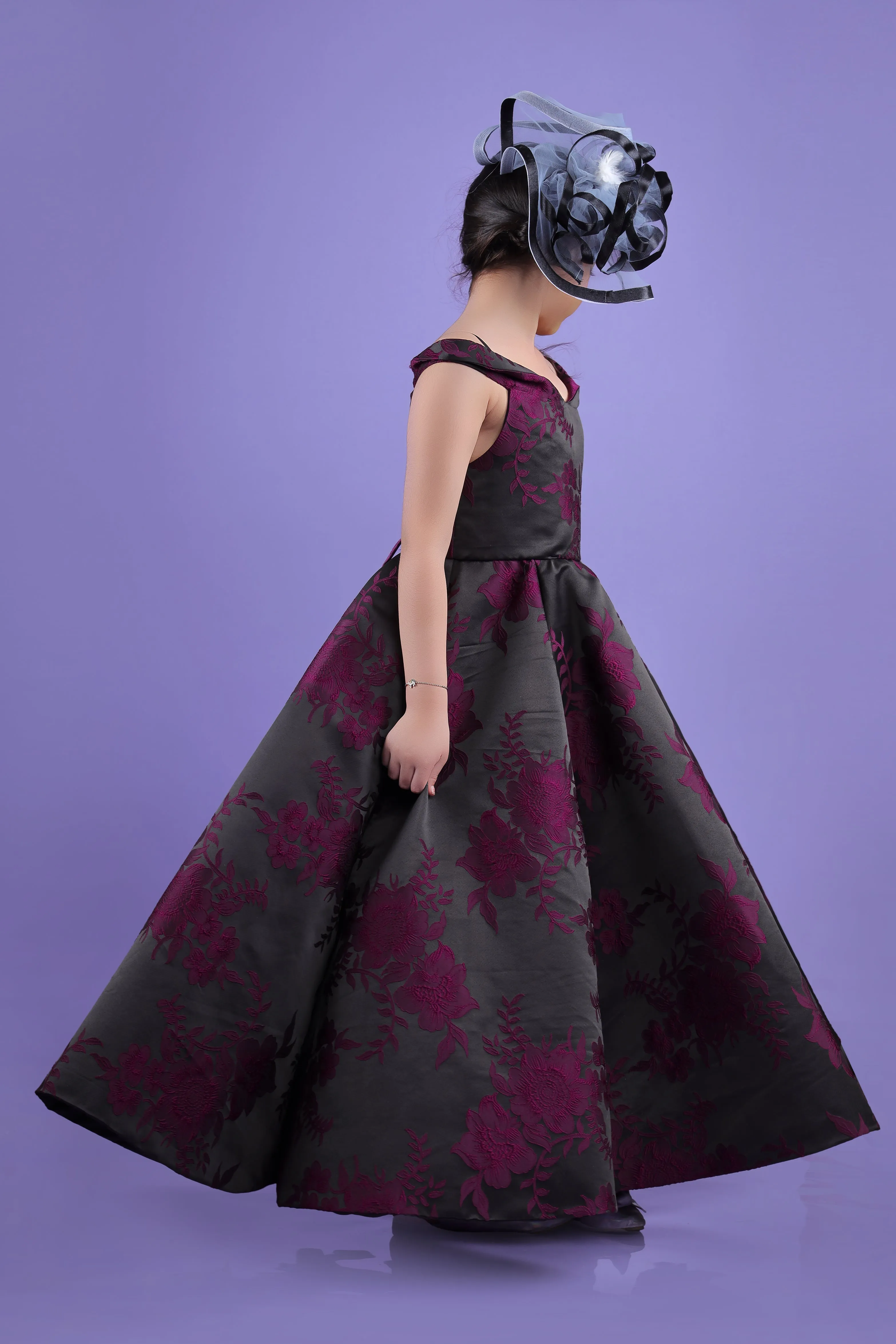 Forest Grace Panel Gown