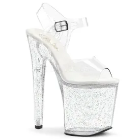 Glitter 8" Heel Platform Shoes