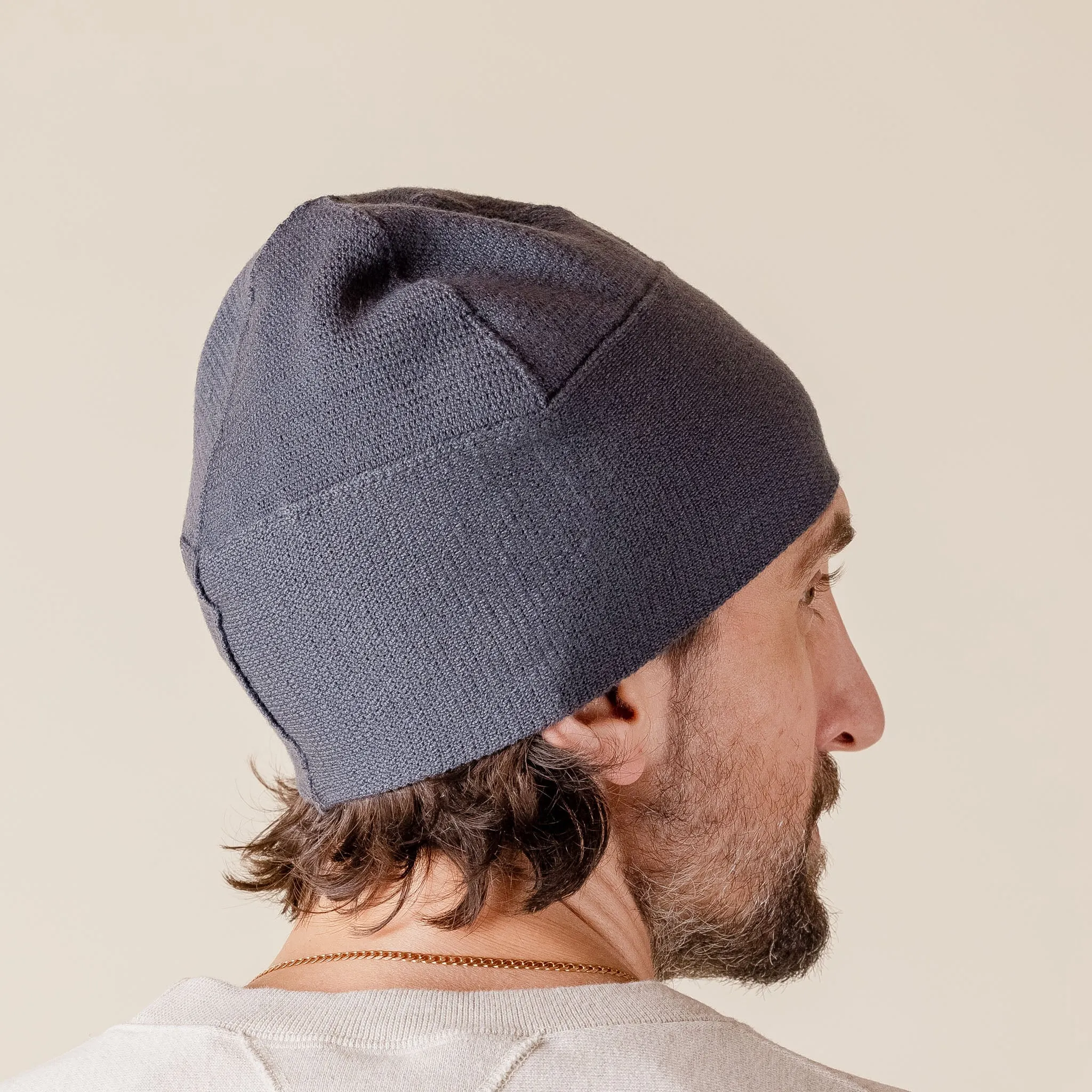 GR10K - GR7A9CBBL Knitted Beanie - Coal Grey