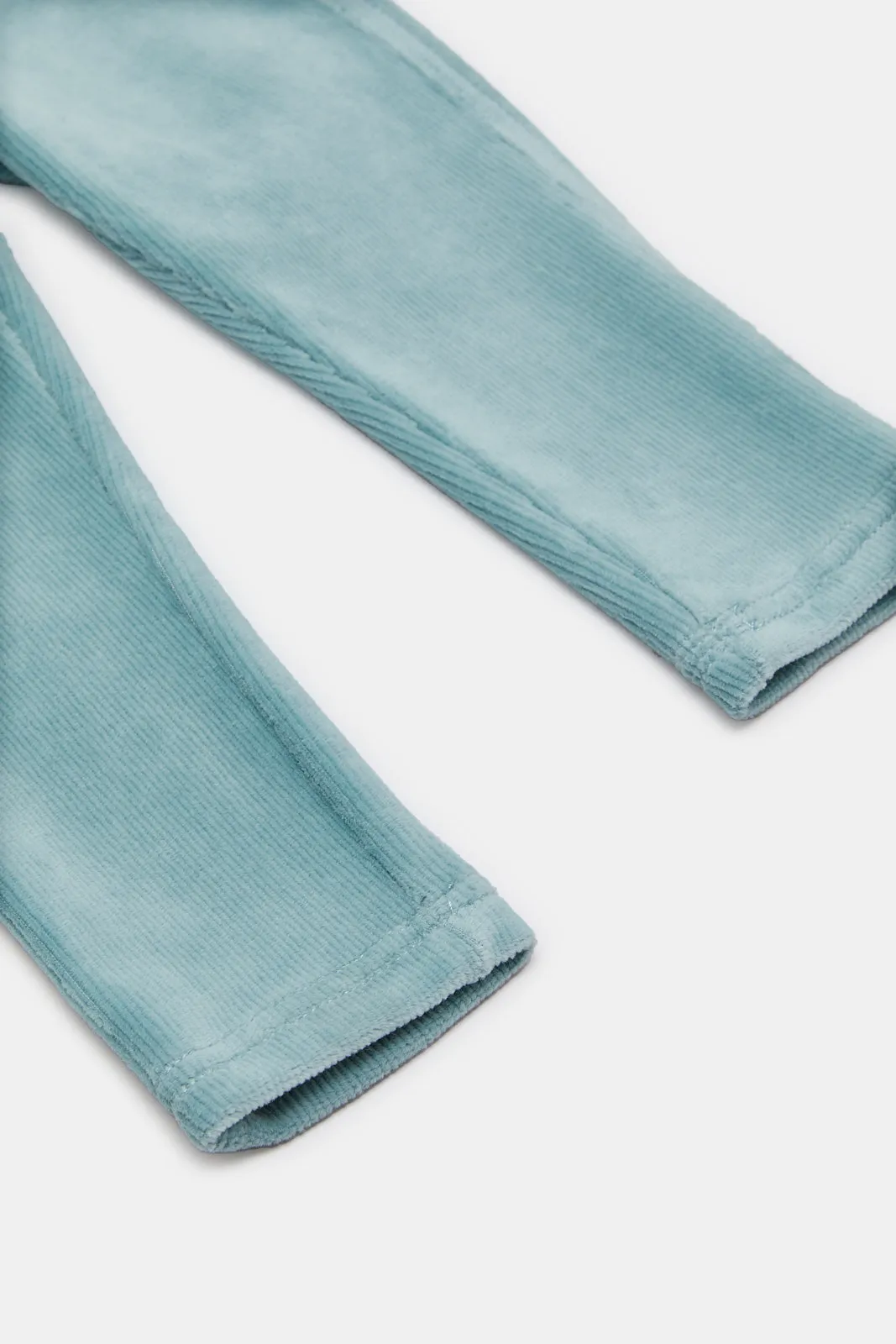 Infant Girls Teal Cord Jeggings