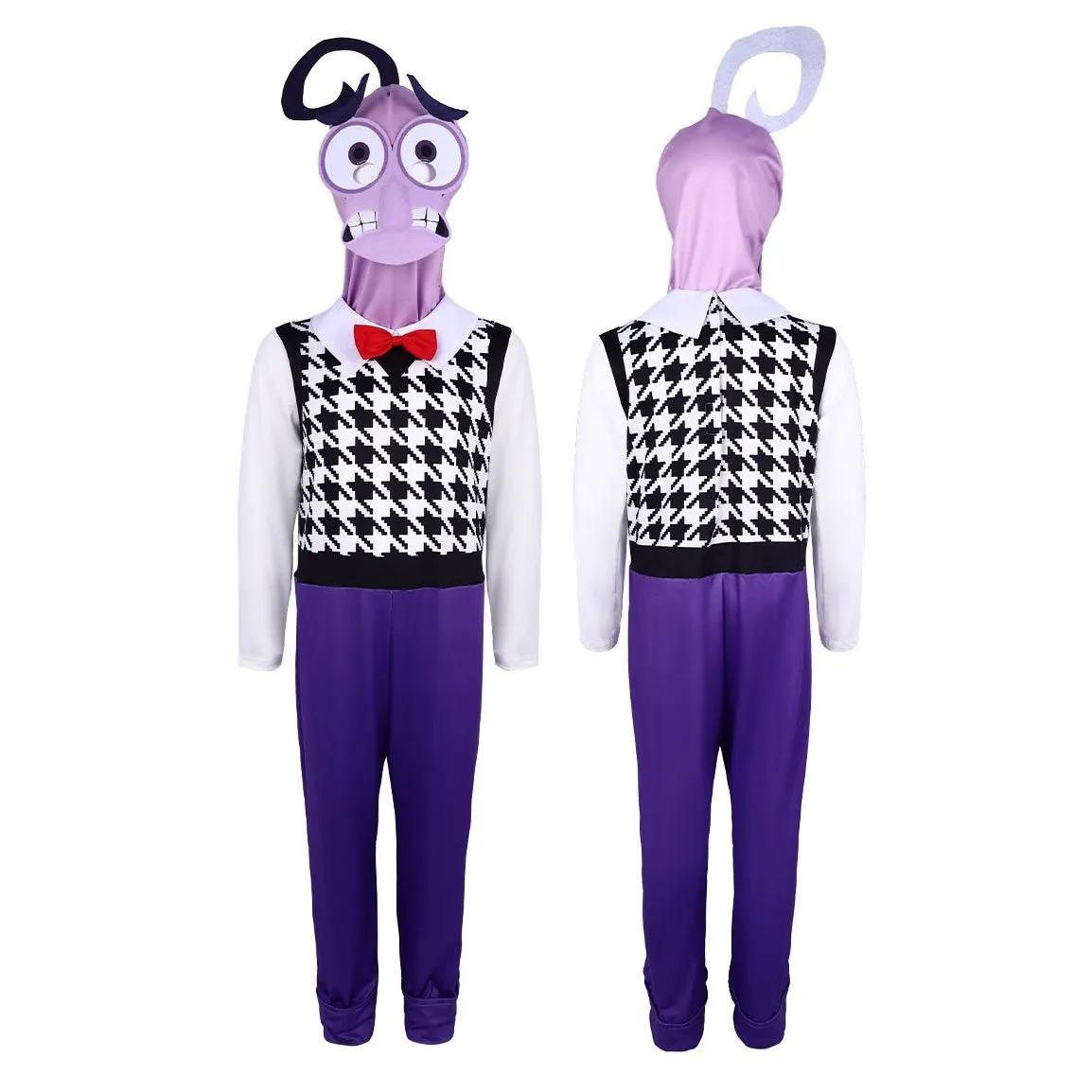 Inside Out 2 Fear Costume Halloween Stage Performance Outfit for Kids and Adults