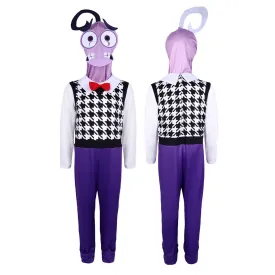 Inside Out 2 Fear Costume Halloween Stage Performance Outfit for Kids and Adults