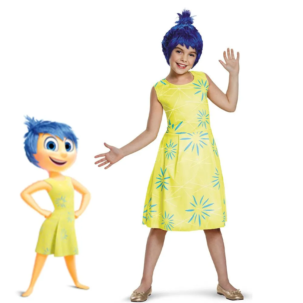 Inside Out 2 Joy Anger Fear Sadness Disgust cosplay costumes dress  for the Halloween stage show