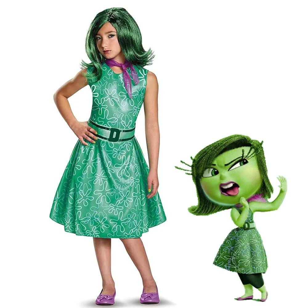Inside Out 2 Joy Anger Fear Sadness Disgust cosplay costumes dress  for the Halloween stage show