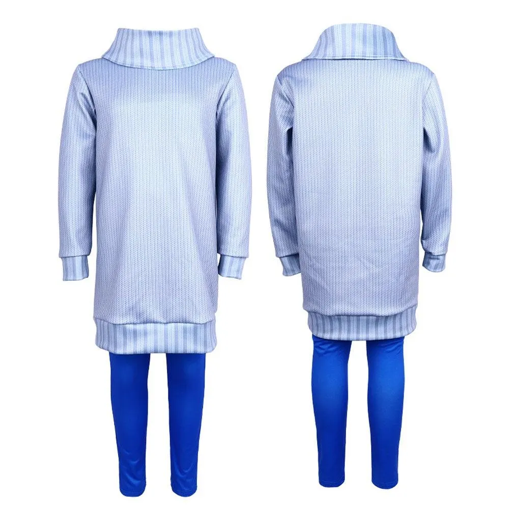 Inside Out 2 Sadness Costume Halloween Stage Performance Outfit for Kids and Adults