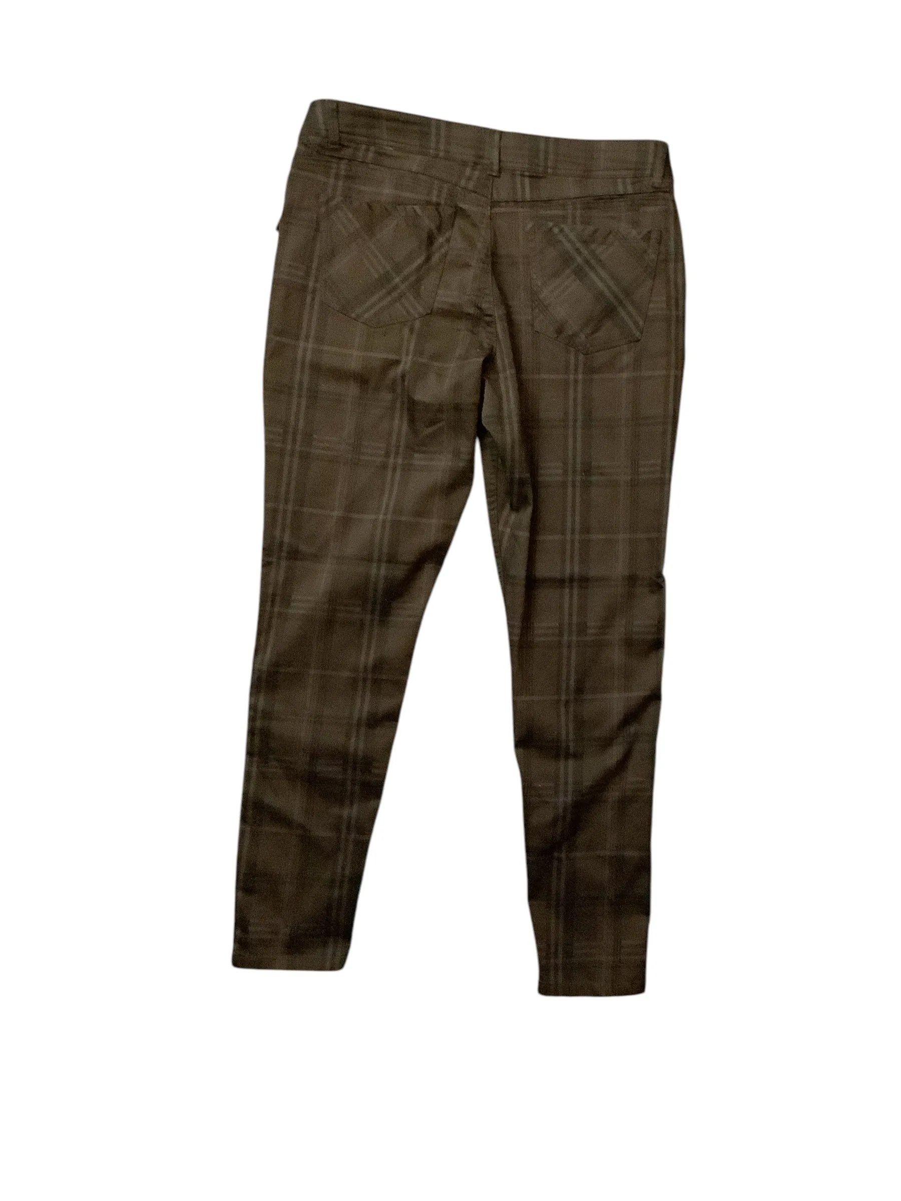 Jeans Jeggings By Democracy In Plaid Pattern, Size: 14