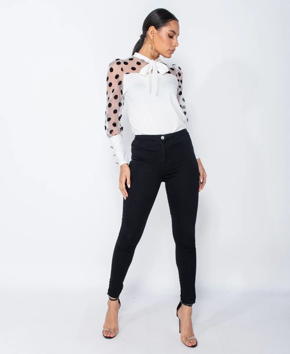Jet Black Skinny Jeggings