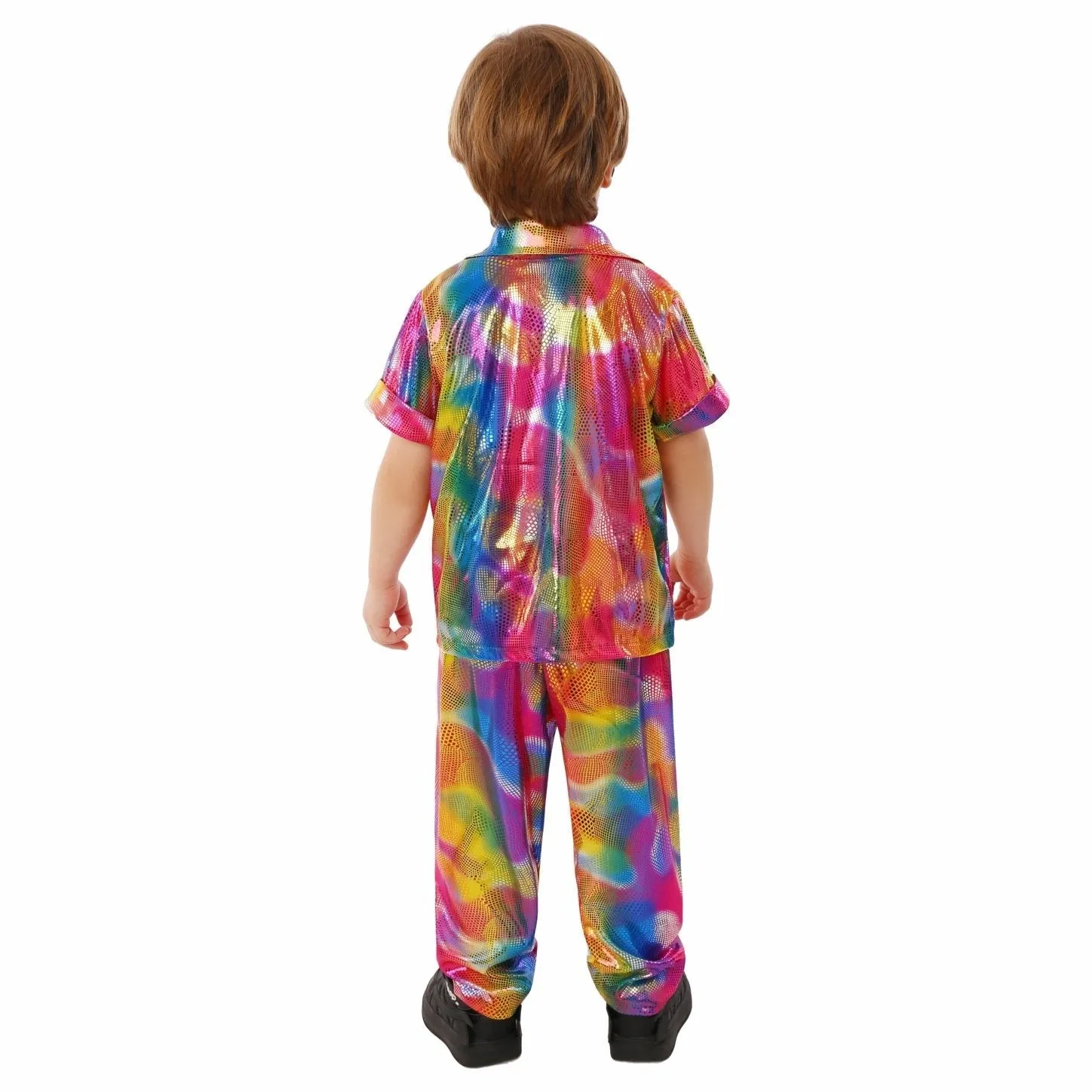Kids Punk Style Halloween Costume Campus Role Play and Stage Performance Outfit