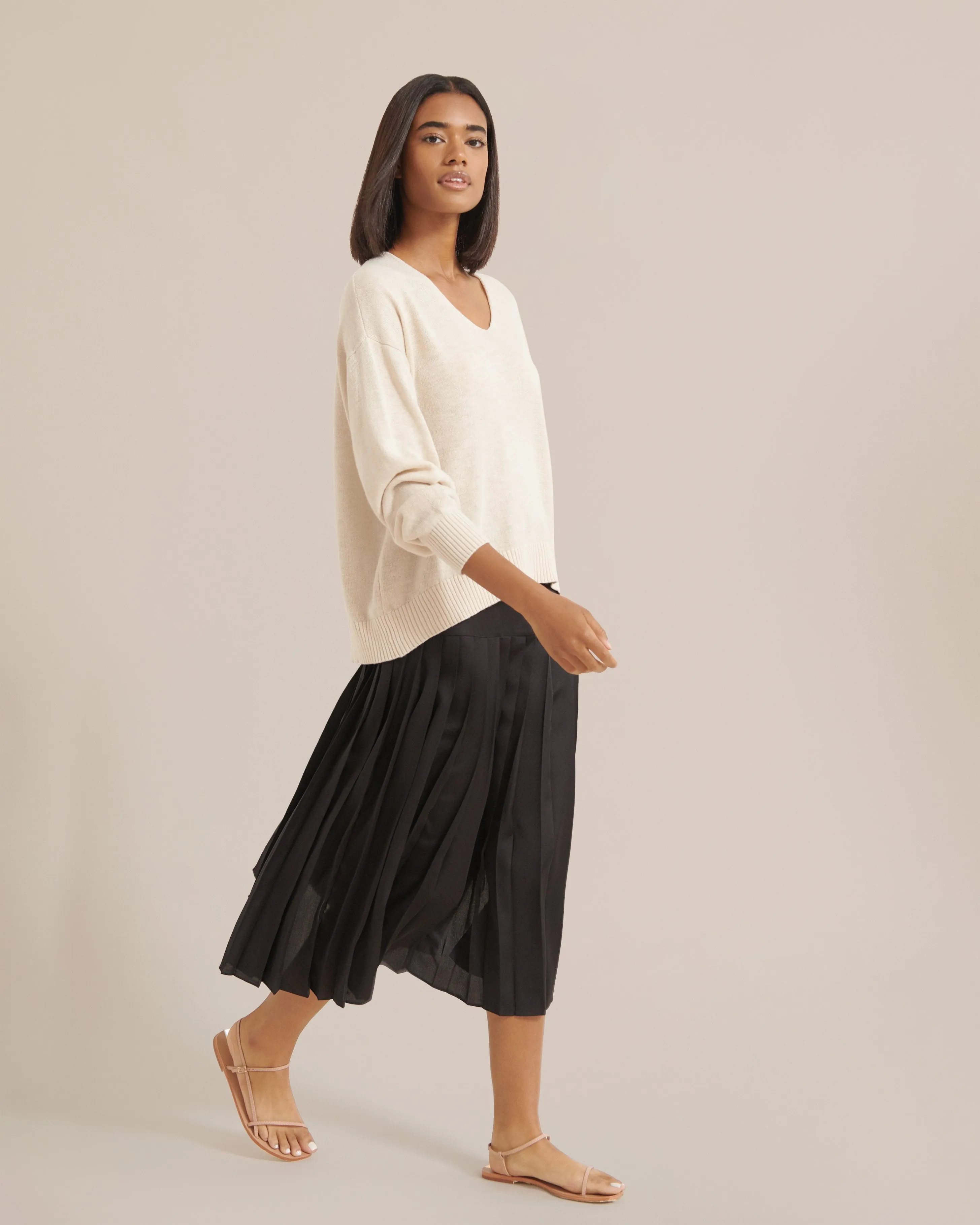 Lauren Relaxed V-Neck Sweater