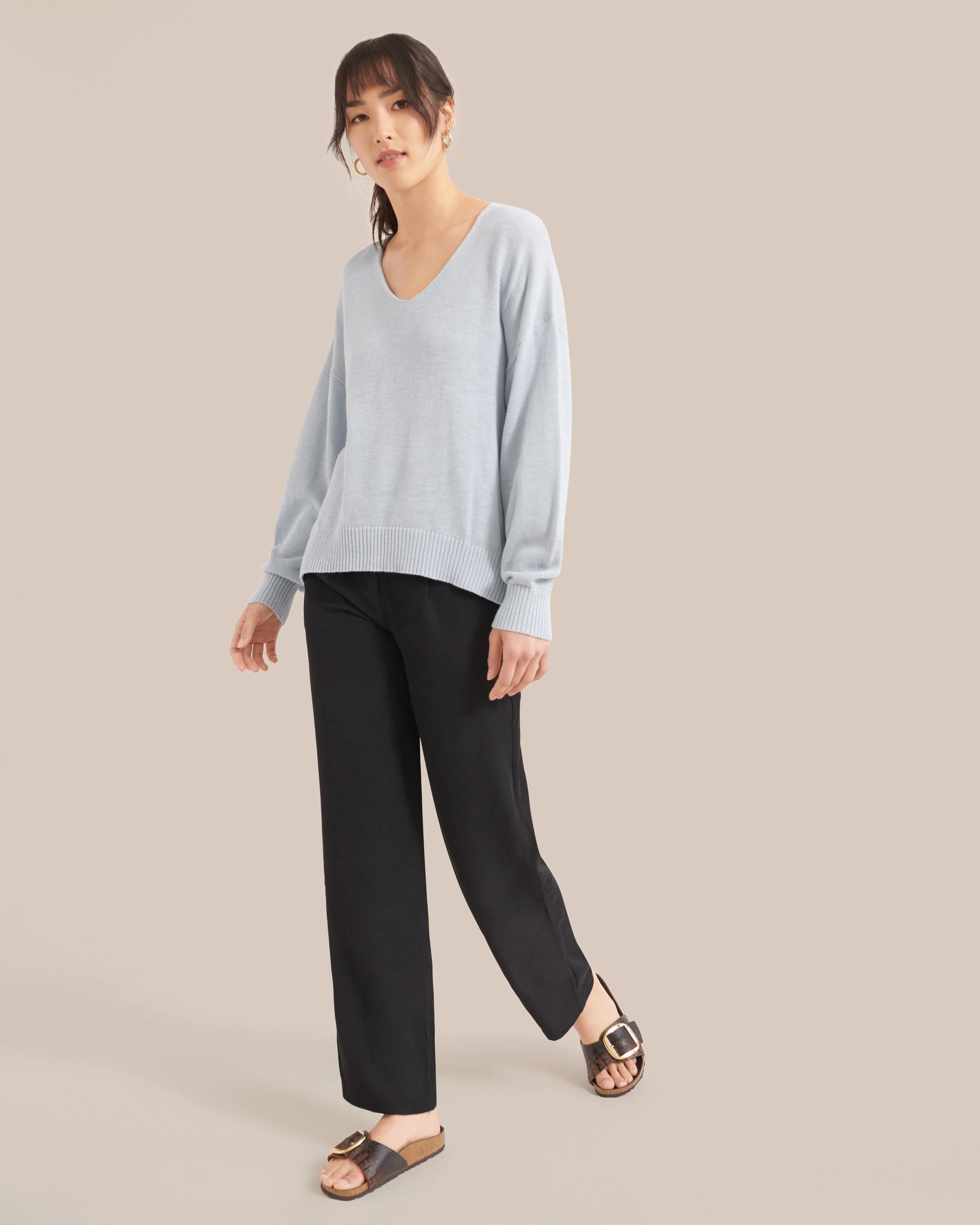 Lauren Relaxed V-Neck Sweater
