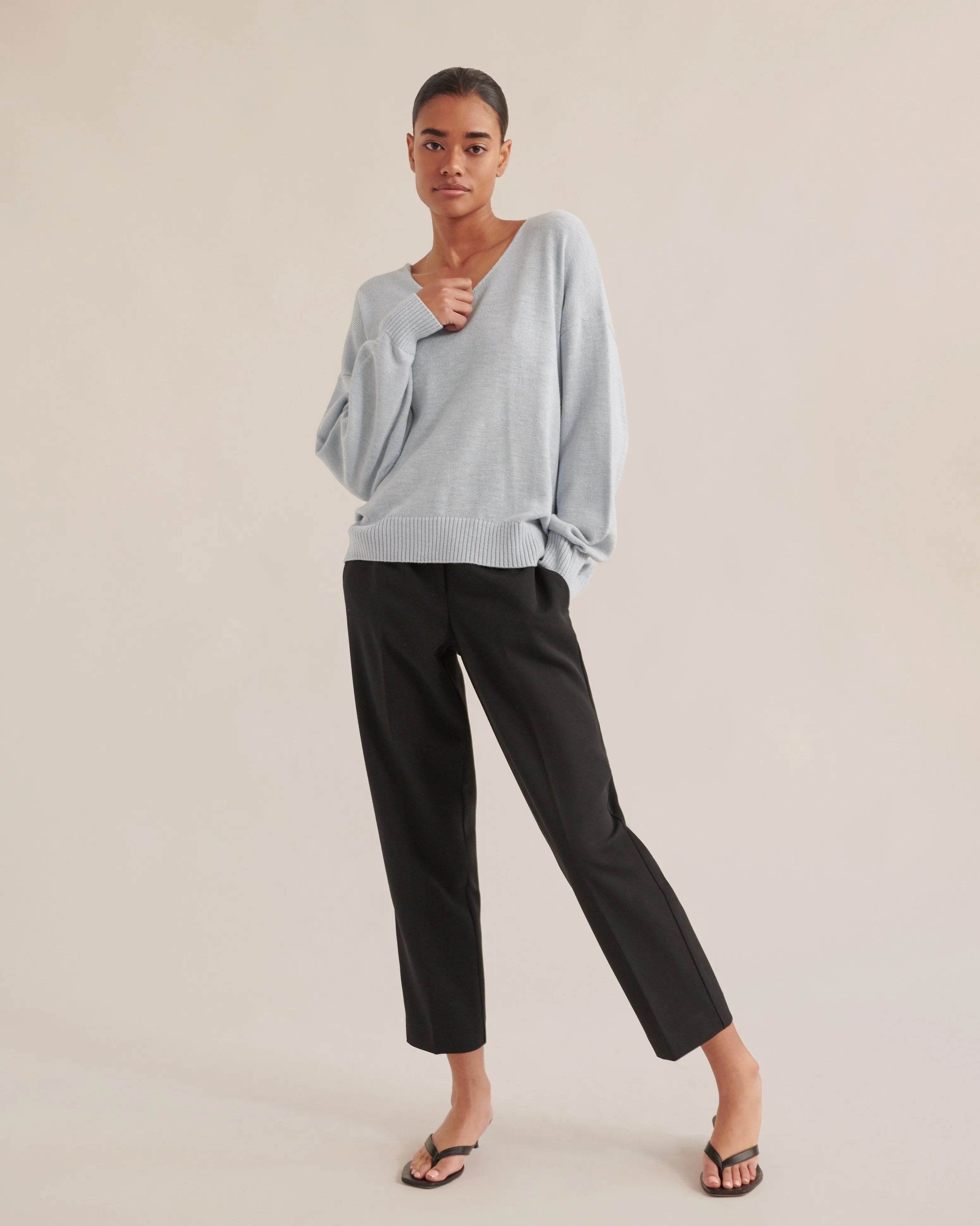 Lauren Relaxed V-Neck Sweater