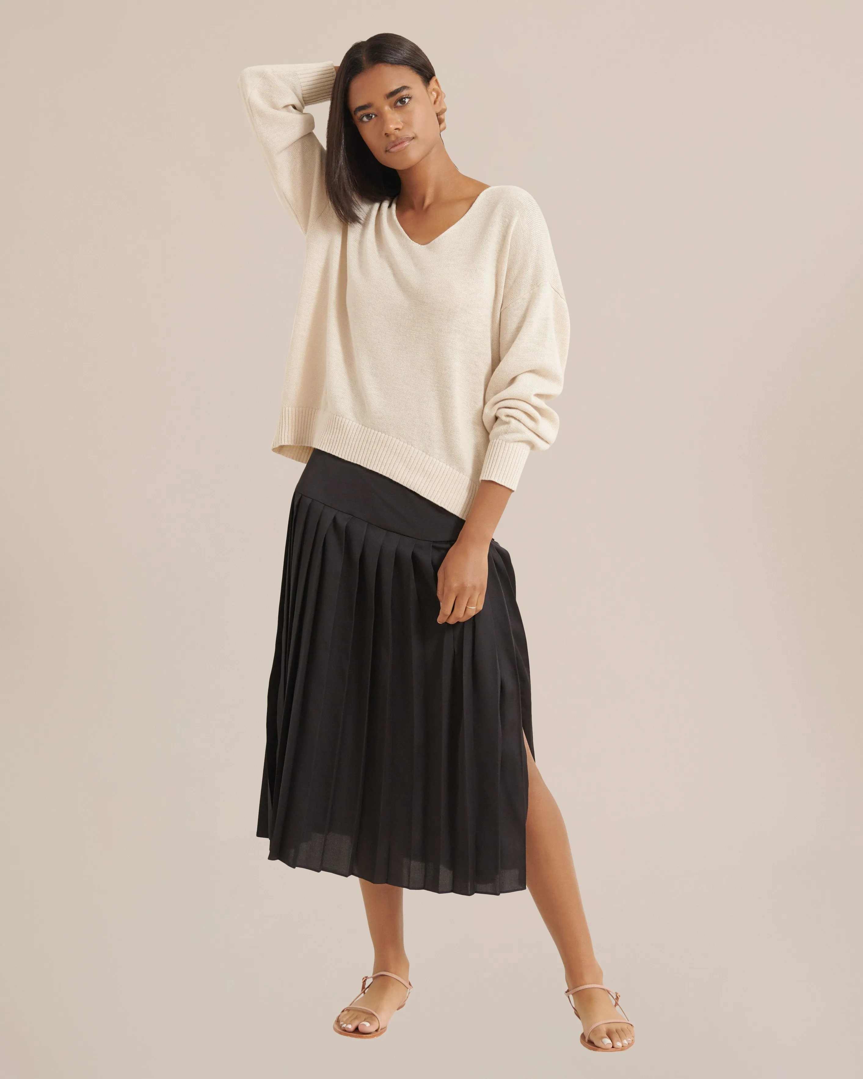 Lauren Relaxed V-Neck Sweater