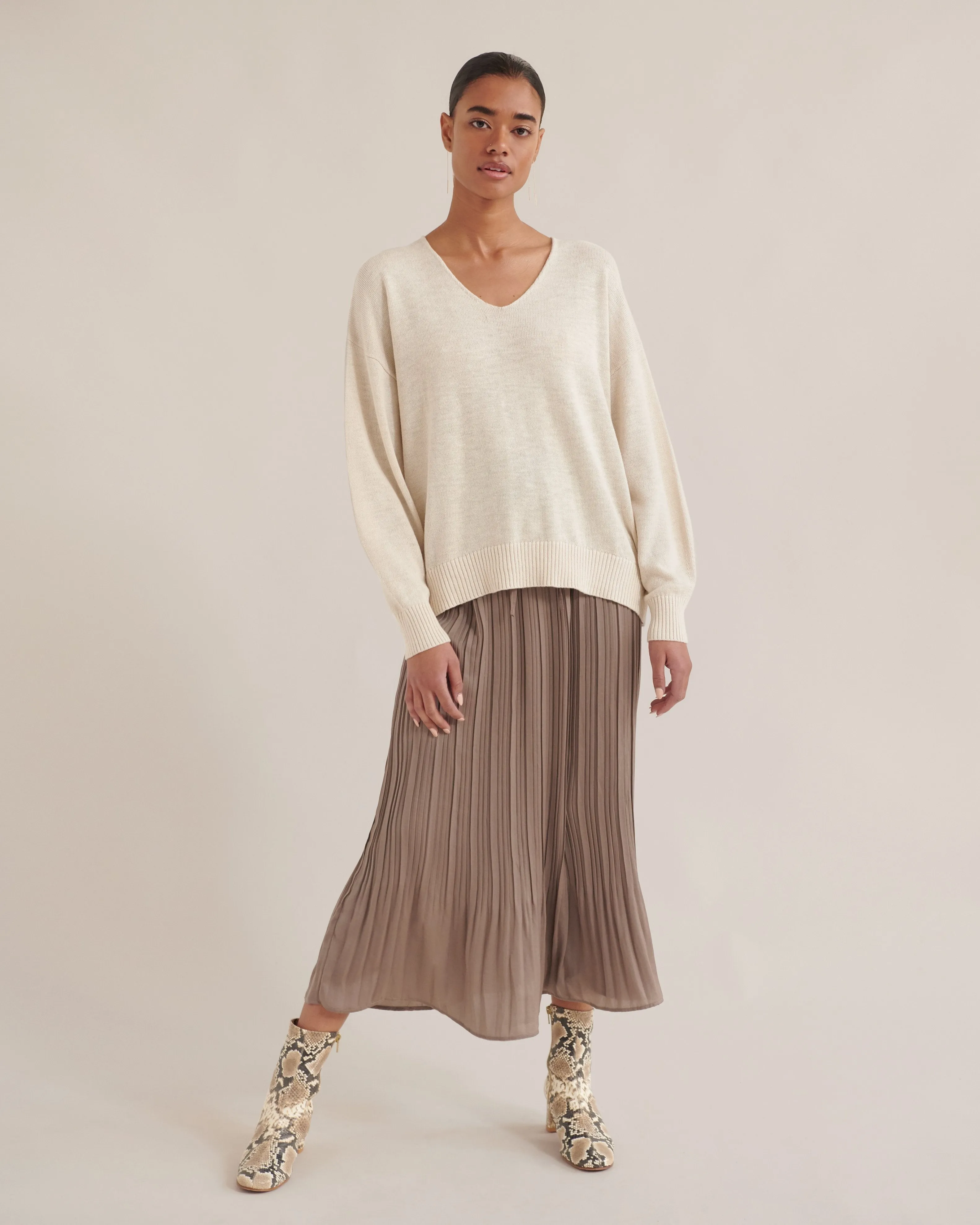 Lauren Relaxed V-Neck Sweater