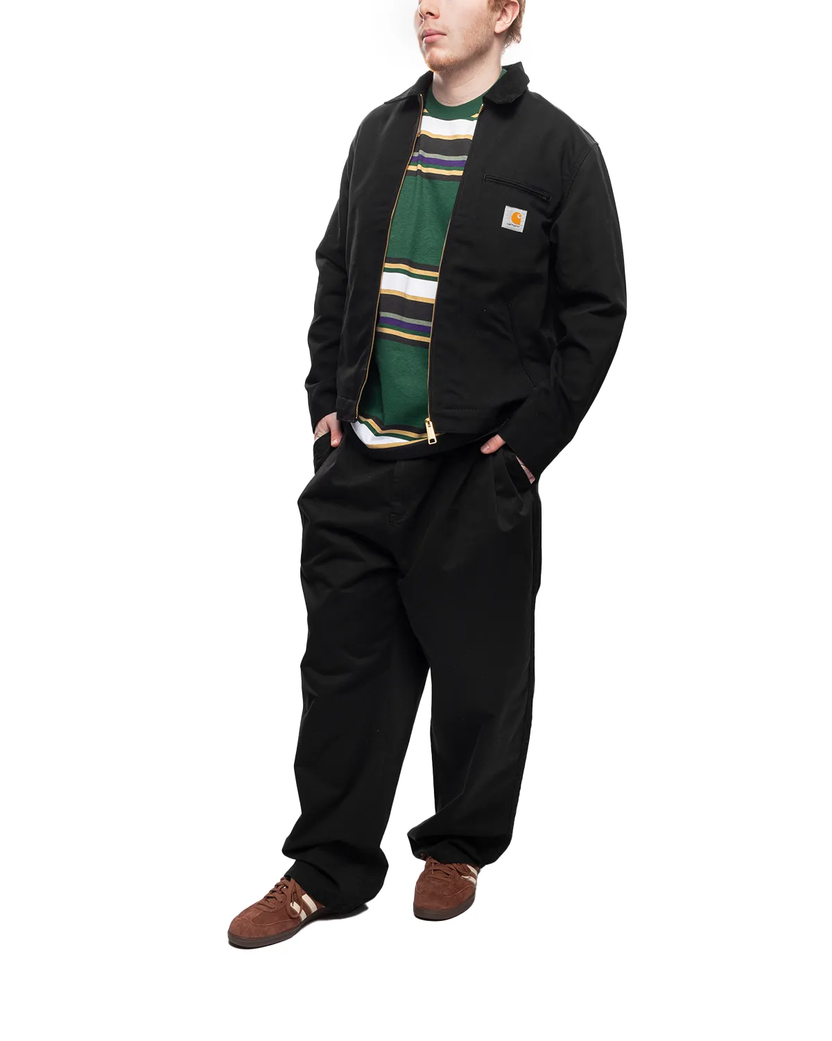 Marv Pant Black (Stone Washed)