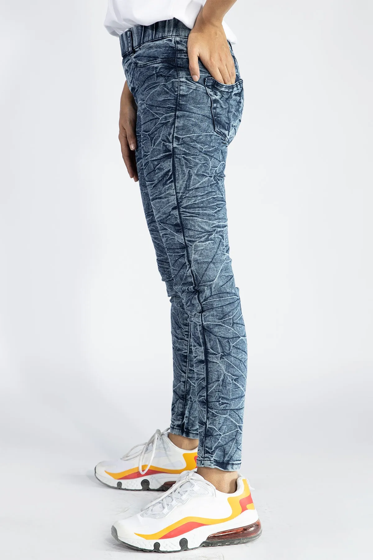 Mid Wash Stretchy Jeggings - W21 - WDJ0007