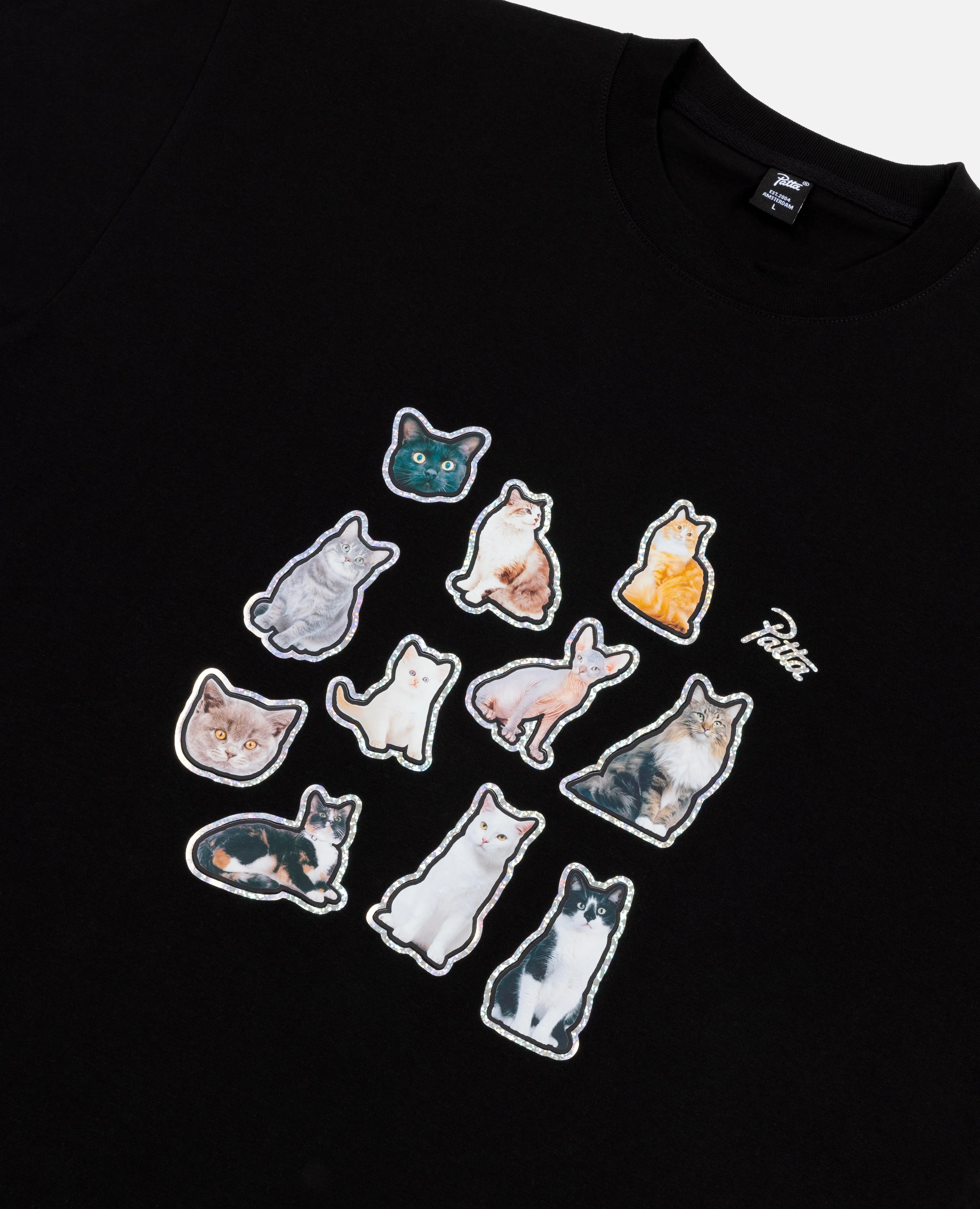 Patta Cats T-Shirt (Black)