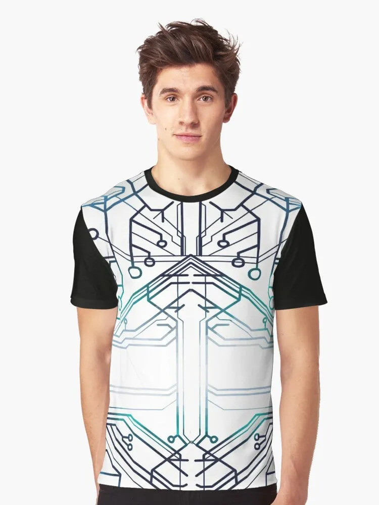"Be More Chill Squip's Hoodie Pattern Graphic T-Shirt"