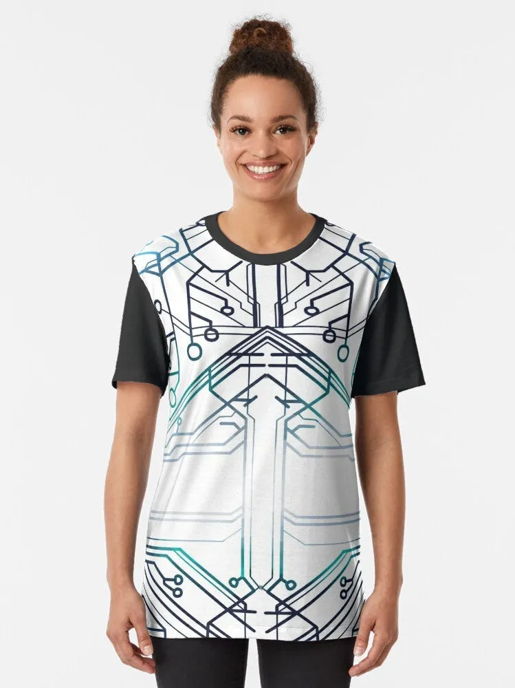 "Be More Chill Squip's Hoodie Pattern Graphic T-Shirt"