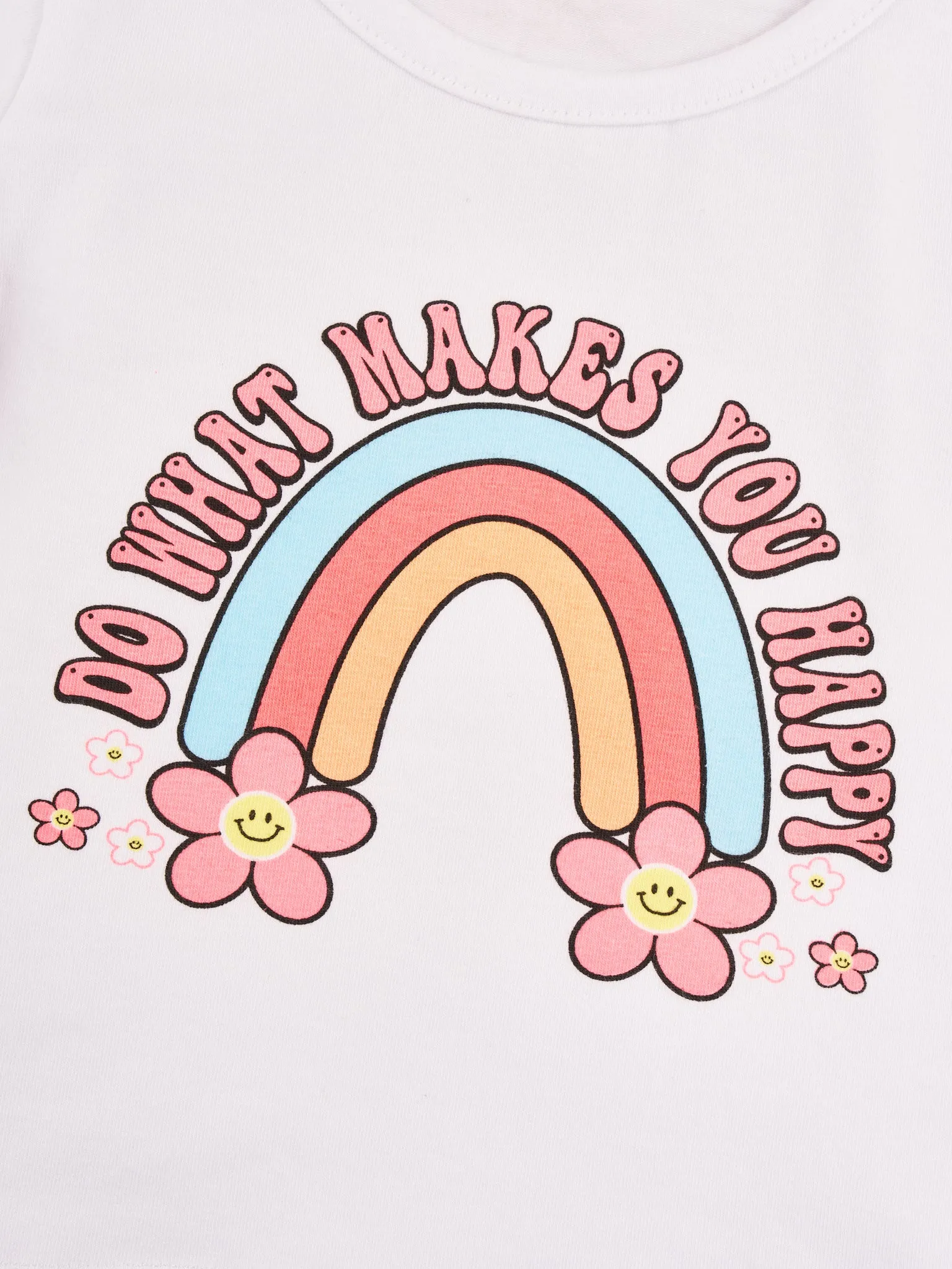 "Happy" Rainbow Bell Bottom Outfit
