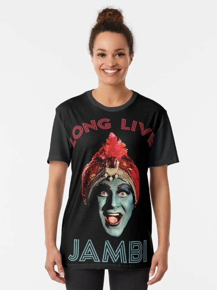 "Jambi the Genie 80s TV Graphic T-Shirt"